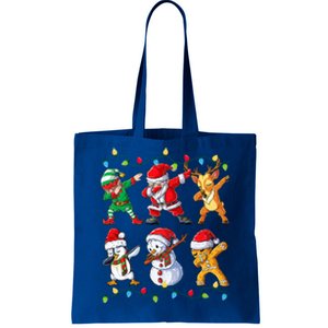 Dabbing Santa Elf Friends Christmas Xmas Dab Tote Bag