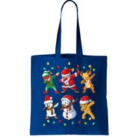 Dabbing Santa Elf Friends Christmas Xmas Dab Tote Bag