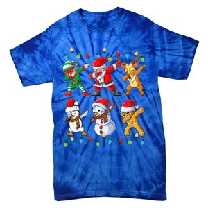 Dabbing Santa Elf Friends Christmas Xmas Dab Tie-Dye T-Shirt