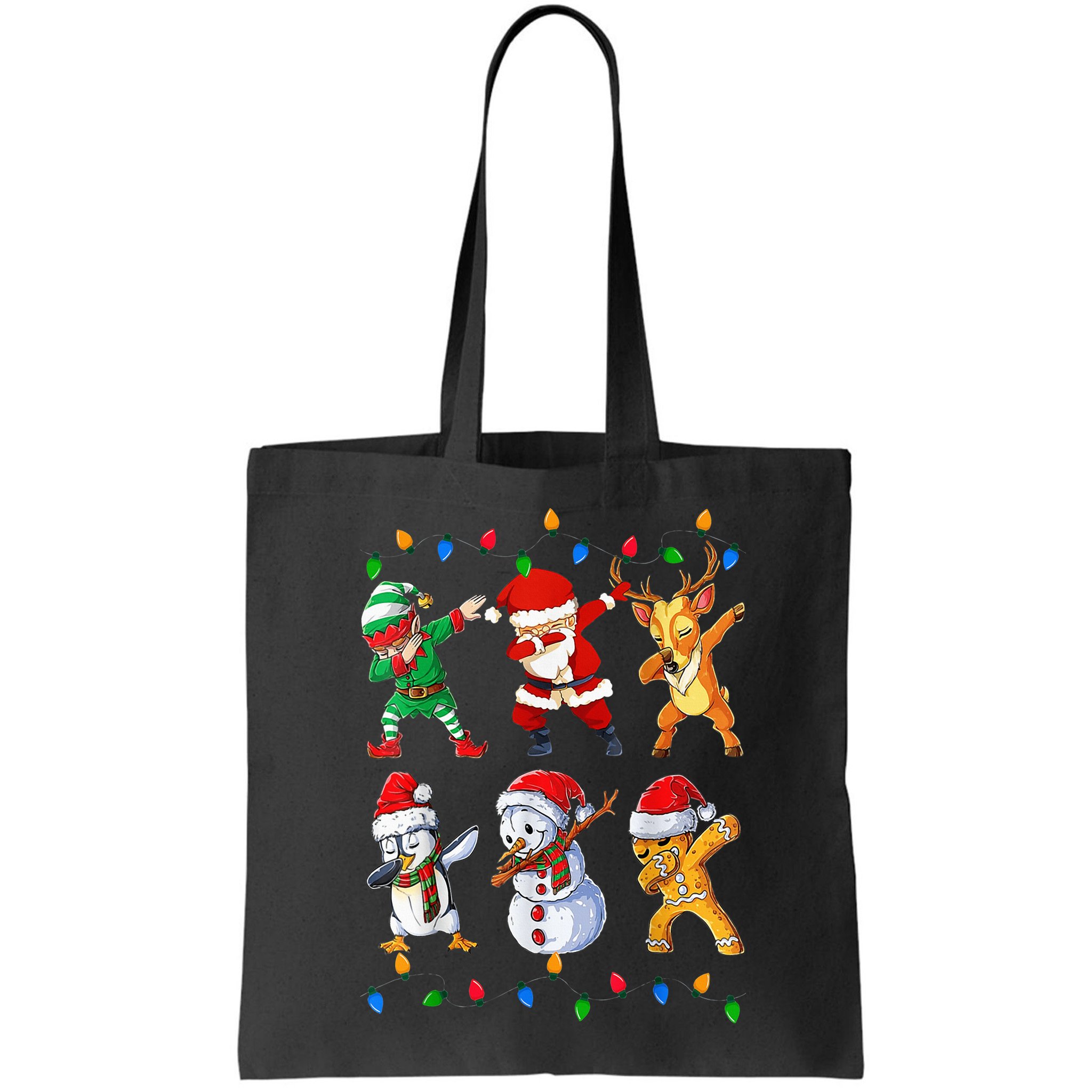 Dabbing Santa Elf Friends Christmas Funny Xmas Dab Bag