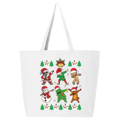 Dabbing Santa Elf Friends Ugly Xmas Sweater Dab Long Sleeve 25L Jumbo Tote