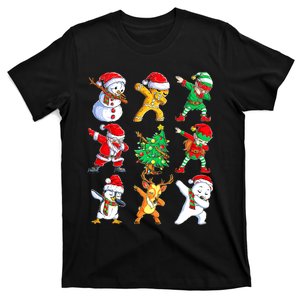 Dabbing Santa Elf Friends Ugly Xmas Sweater Dab Boys T-Shirt