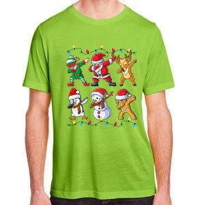 Dabbing Santa Elf Friends Christmas Xmas Dab Gift Adult ChromaSoft Performance T-Shirt