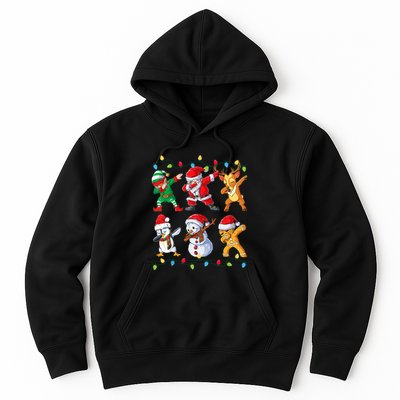Dabbing Santa Elf Friends Christmas Hoodie