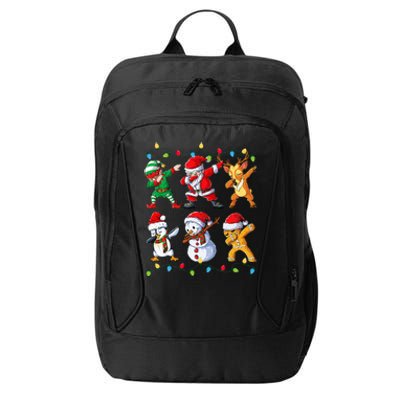 Dabbing Santa Elf Friends Christmas Xmas Dab City Backpack