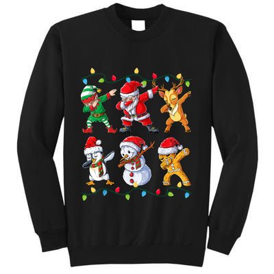 Dabbing Santa Elf Friends Christmas Xmas Dab Sweatshirt