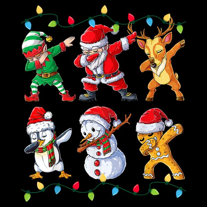 Dabbing Santa Elf Friends Christmas Xmas Dab 16 in Basic Backpack
