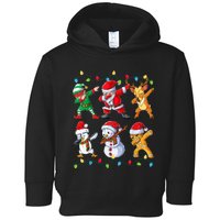 Dabbing Santa Elf Friends Christmas Xmas Dab Toddler Hoodie