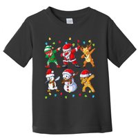 Dabbing Santa Elf Friends Christmas Xmas Dab Toddler T-Shirt