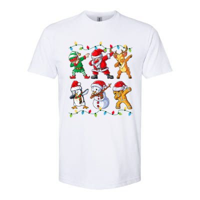 Dabbing Santa Elf Friends Christmas Xmas Dab Softstyle® CVC T-Shirt