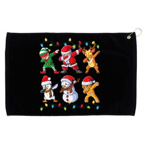 Dabbing Santa Elf Friends Christmas Boy Xmas Dab Grommeted Golf Towel