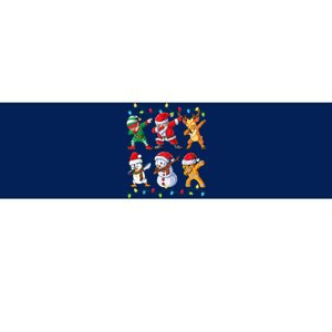 Dabbing Santa Elf Friends Christmas Boy Xmas Dab Bumper Sticker