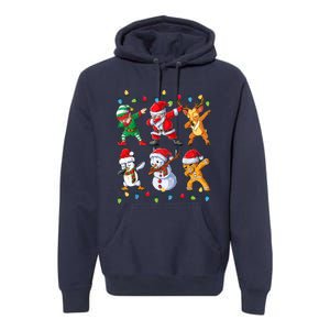 Dabbing Santa Elf Friends Christmas Boy Xmas Dab Premium Hoodie