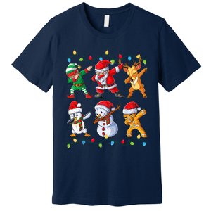 Dabbing Santa Elf Friends Christmas Boy Xmas Dab Premium T-Shirt