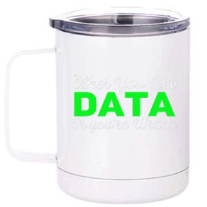 Data Science Engineer Statistics Analyst Finance Researchers 12 oz Stainless Steel Tumbler Cup