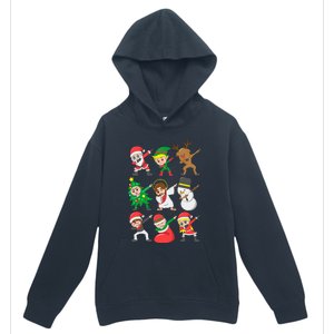 Dabbing Santa Elf Friends Christmas Urban Pullover Hoodie