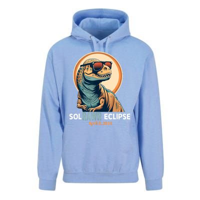 Dinosaur Solar Eclipse April 8 2024 Eclipse Trex Unisex Surf Hoodie