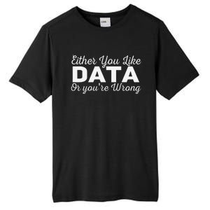 Data Science Engineer Statistics Analyst Finance Researchers Tall Fusion ChromaSoft Performance T-Shirt