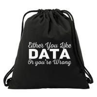 Data Science Engineer Statistics Analyst Finance Researchers Drawstring Bag