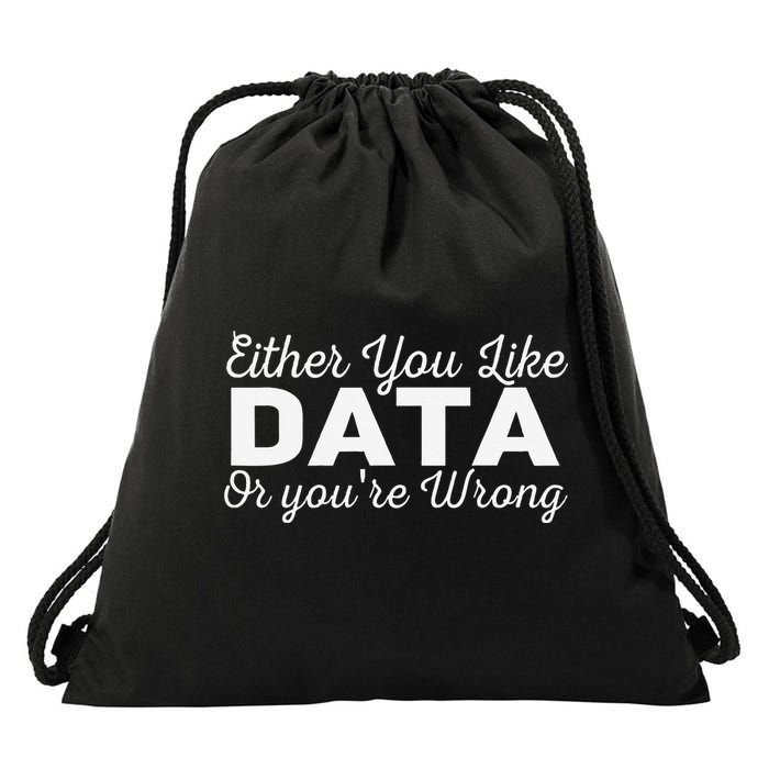 Data Science Engineer Statistics Analyst Finance Researchers Drawstring Bag