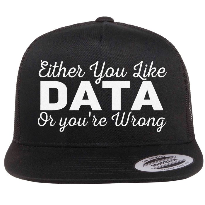 Data Science Engineer Statistics Analyst Finance Researchers Flat Bill Trucker Hat