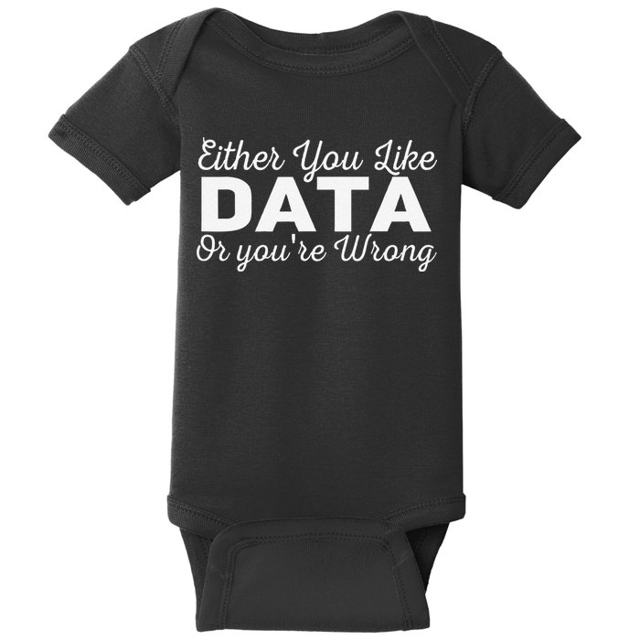 Data Science Engineer Statistics Analyst Finance Researchers Baby Bodysuit