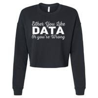 Data Science Engineer Statistics Analyst Finance Researchers Cropped Pullover Crew