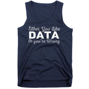 Data Science Engineer Statistics Analyst Finance Researchers Tank Top