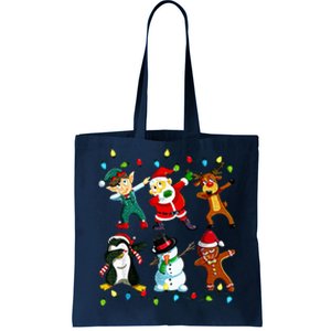 Dabbing Santa Elf Friends Christmas Xmas Dab  Tote Bag