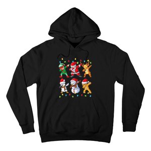 Dabbing Santa Elf Friends Christmas Xmas Dab Hoodie