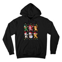 Dabbing Santa Elf Friends Christmas Xmas Dab Hoodie