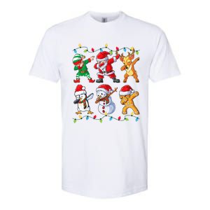 Dabbing Santa Elf Friends Christmas Xmas Dab Softstyle CVC T-Shirt