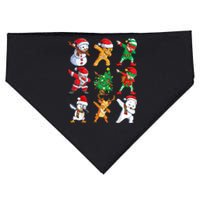 Dabbing Santa Elf Friends Christmas USA-Made Doggie Bandana