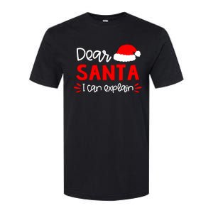 Dear Santa Funny Matching Family Christmas Pajamas Softstyle CVC T-Shirt