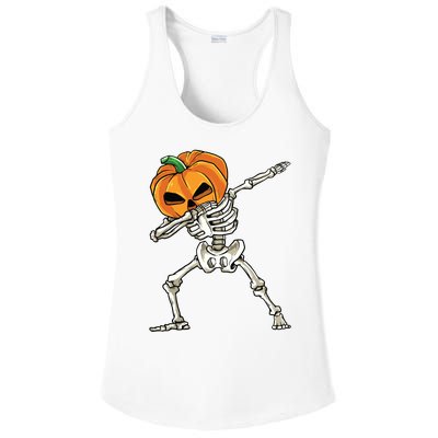 Dabbing Skeleton For Boy Halloween 2024 Ladies PosiCharge Competitor Racerback Tank