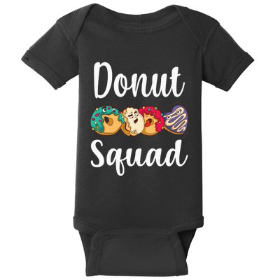 Donut Squad Funny Donut Lover Baby Bodysuit