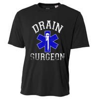 Drain Surgeon Funny Plumber And Pipefitter Cooling Performance Crew T-Shirt