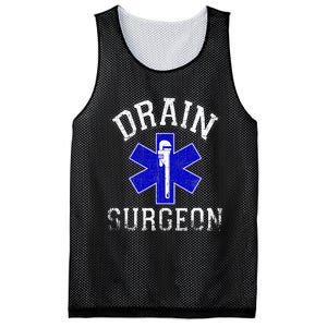 Drain Surgeon Funny Plumber And Pipefitter Mesh Reversible Basketball Jersey Tank