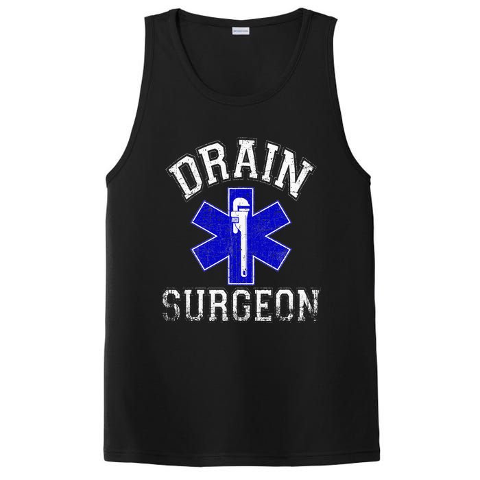 Drain Surgeon Funny Plumber And Pipefitter PosiCharge Competitor Tank