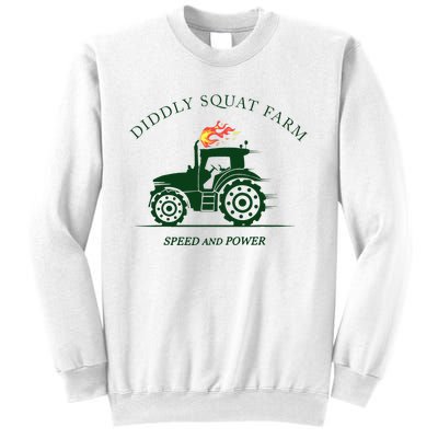 Diddly Squat Farm Green Tractor Farmer Sweatshirt