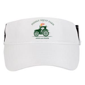 Diddly Squat Farm Green Tractor Farmer Adult Drive Performance Visor