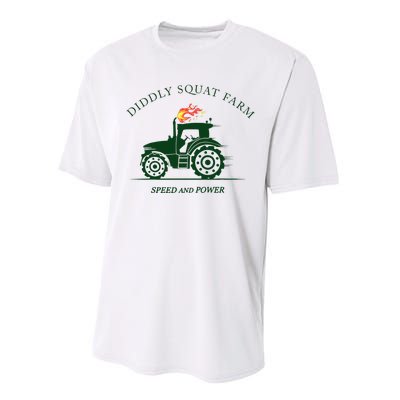 Diddly Squat Farm Green Tractor Farmer Performance Sprint T-Shirt