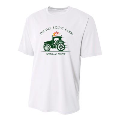 Diddly Squat Farm Green Tractor Farmer Youth Performance Sprint T-Shirt