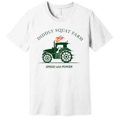 Diddly Squat Farm Green Tractor Farmer Premium T-Shirt