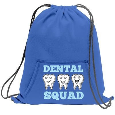 Dental Squad For Dental Assistant Funny Gift Sweatshirt Cinch Pack Bag