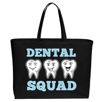 Dental Squad For Dental Assistant Funny Gift Cotton Canvas Jumbo Tote