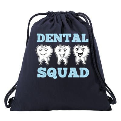 Dental Squad For Dental Assistant Funny Gift Drawstring Bag