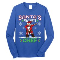 Dab Santas Favorite Chef Christmas Santa Dabbing Gift Long Sleeve Shirt