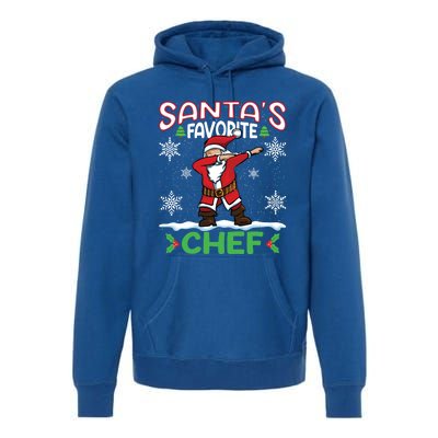 Dab Santas Favorite Chef Christmas Santa Dabbing Gift Premium Hoodie