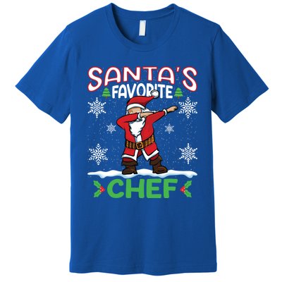 Dab Santas Favorite Chef Christmas Santa Dabbing Gift Premium T-Shirt